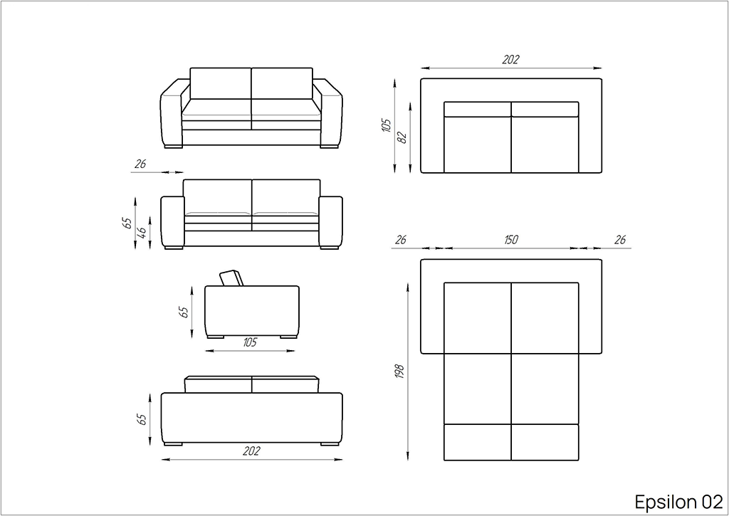 Диван Epsilon 02