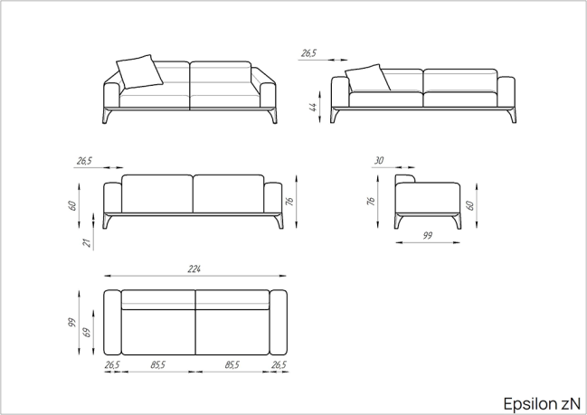 Диван Epsilon Z
